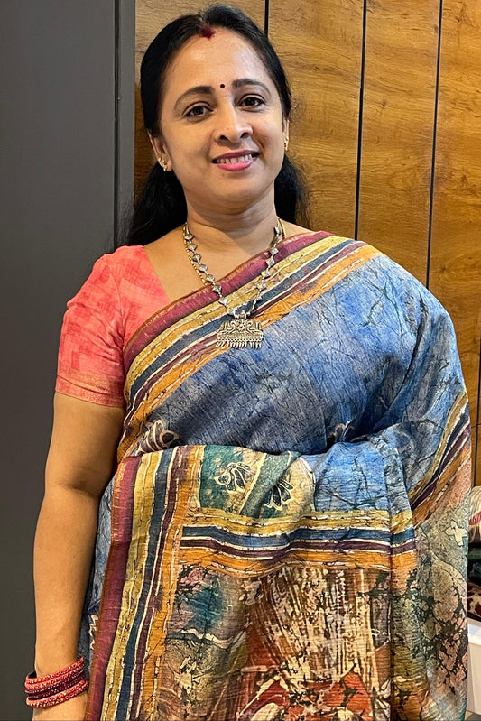 Semi Tussar Silk | MBCC04 - Manju Boutique