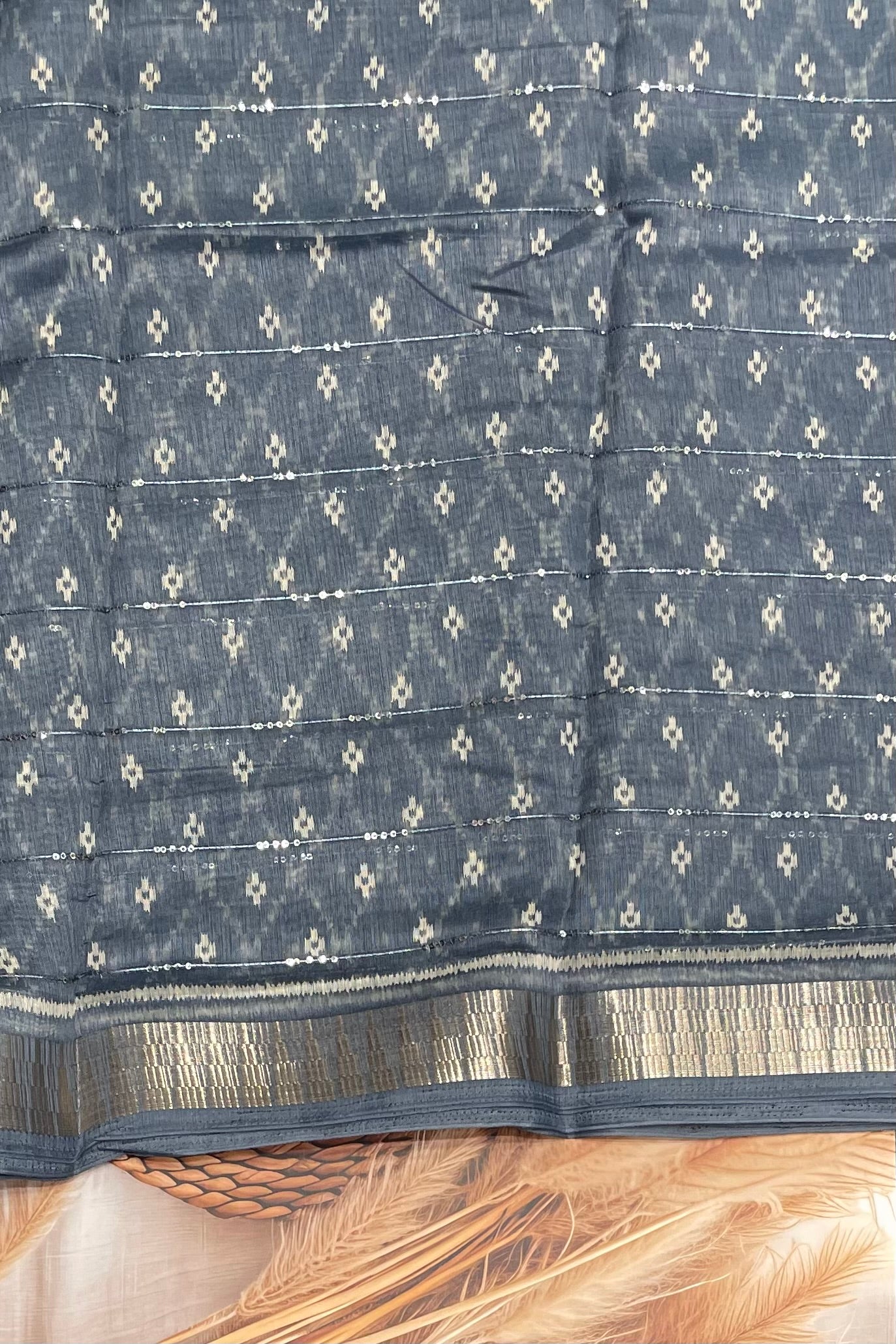 Sequins Chanderi Cotton | MBSC07