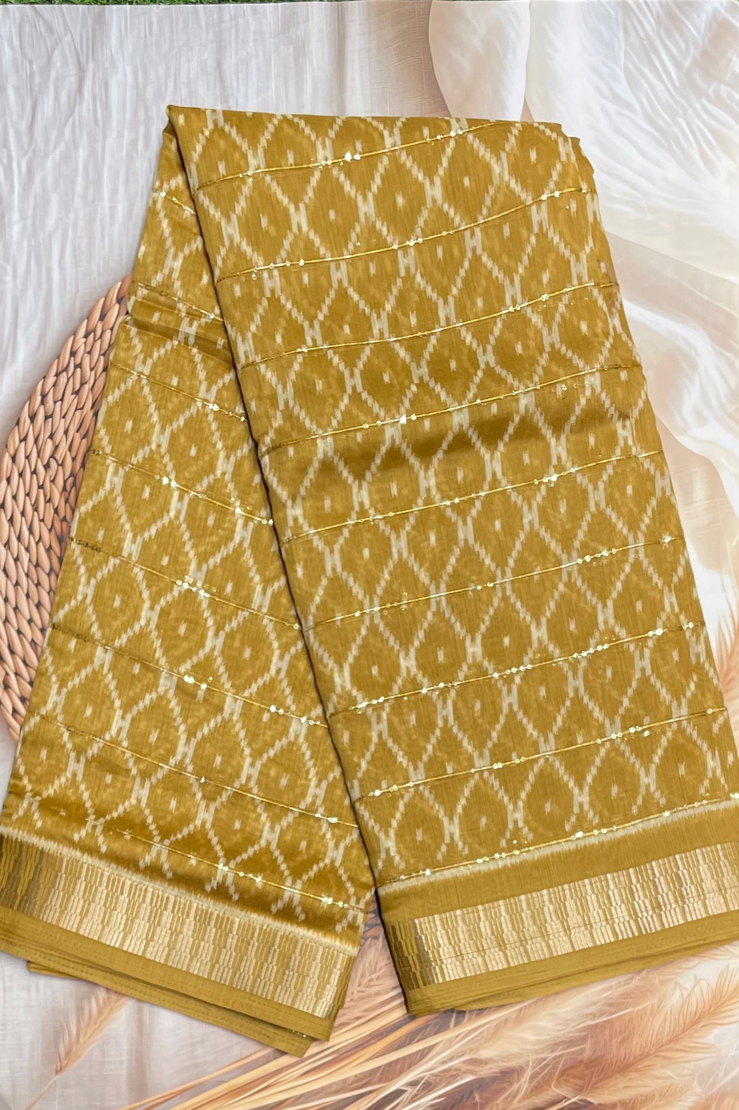 Sequins Chanderi Cotton | MBSC08