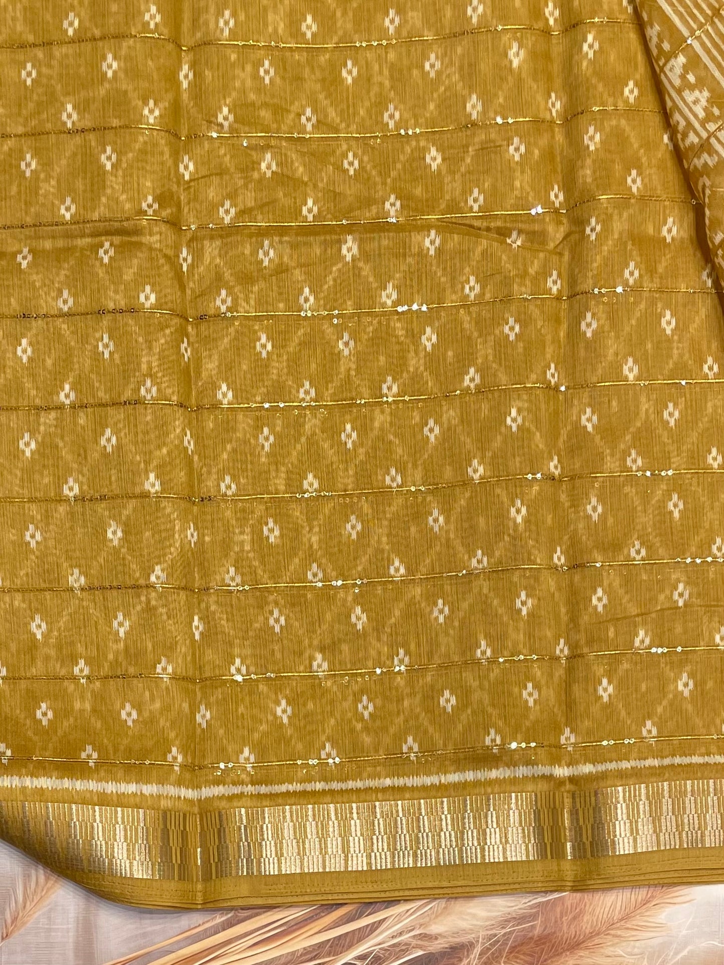Sequins Chanderi Cotton | MBSC08