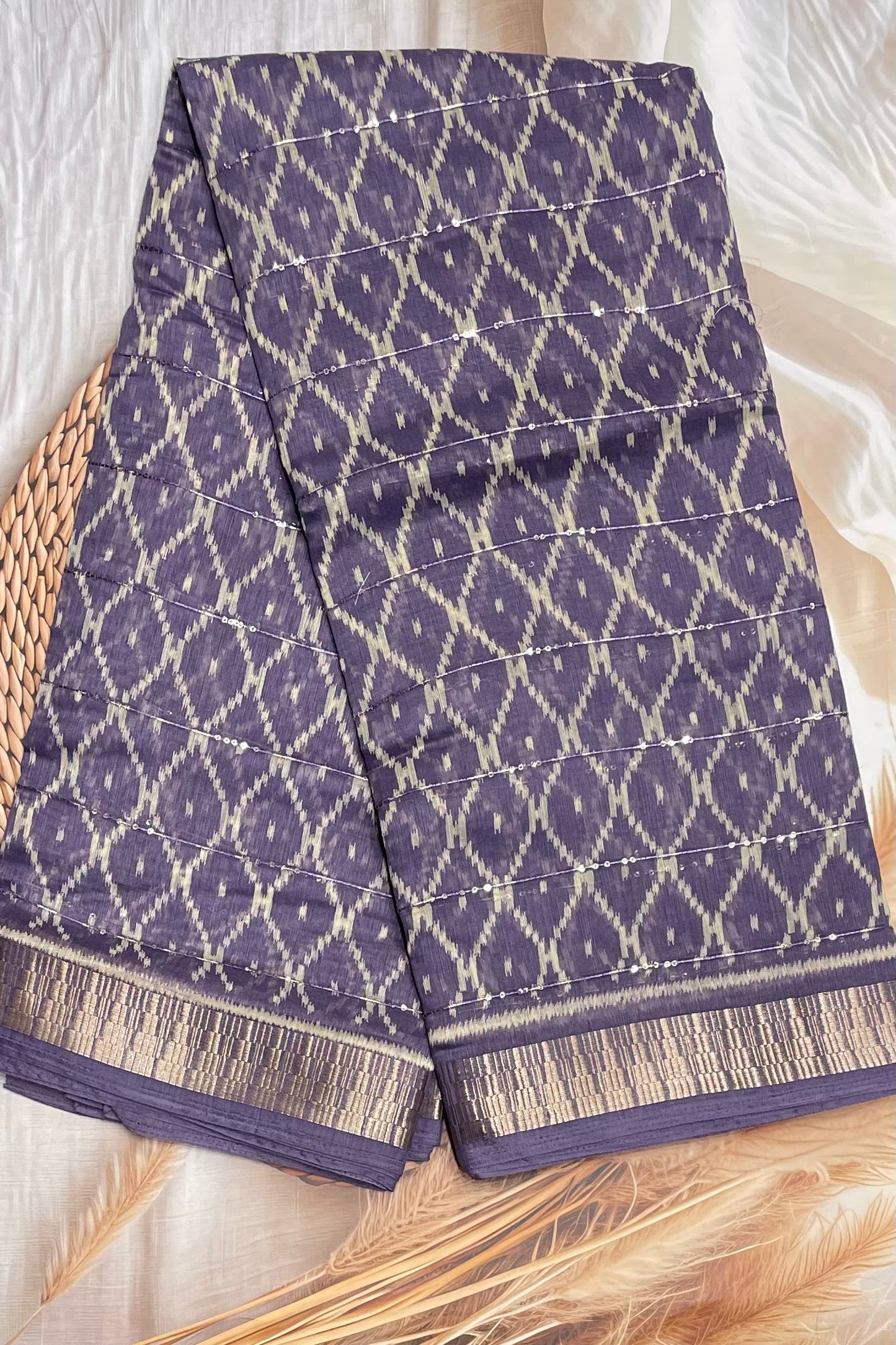 Sequins Chanderi Cotton | MBSC09