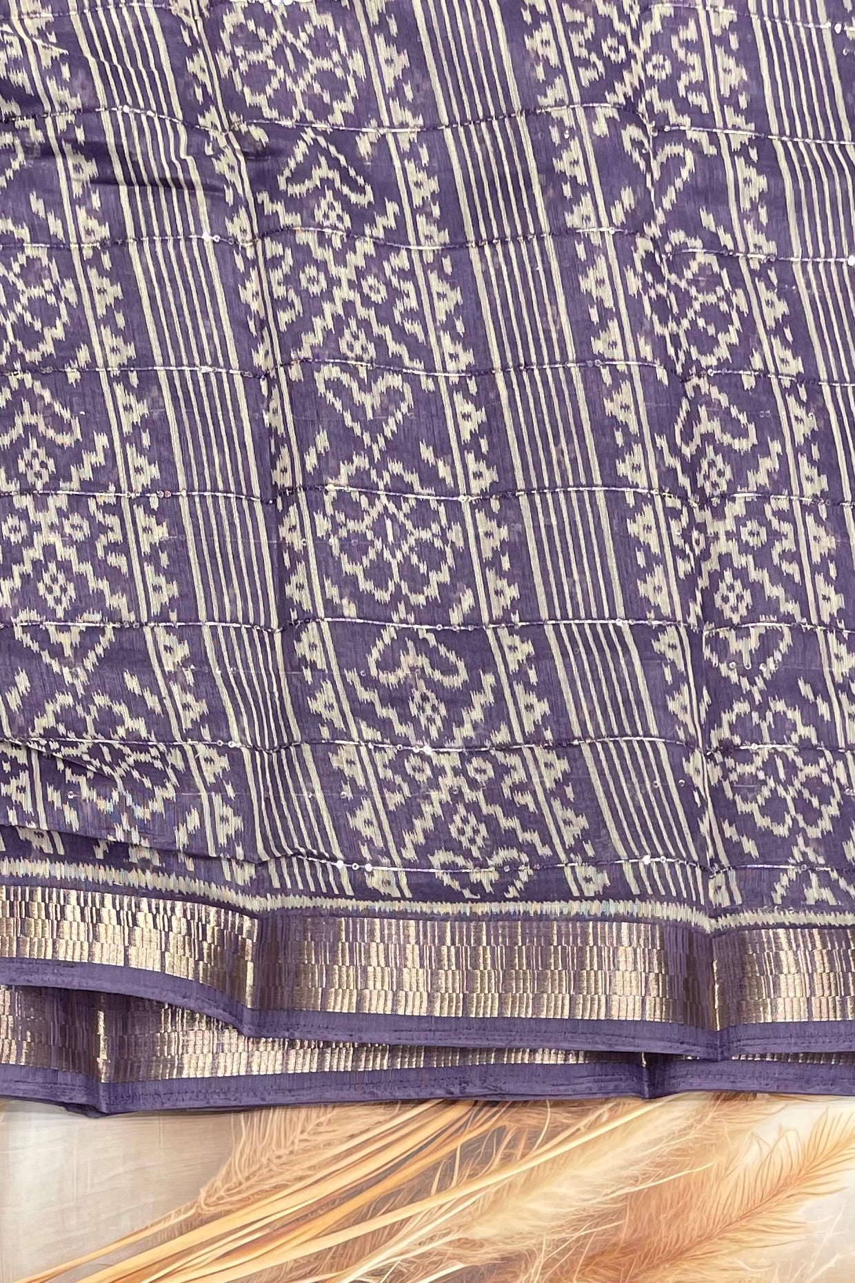 Sequins Chanderi Cotton | MBSC09