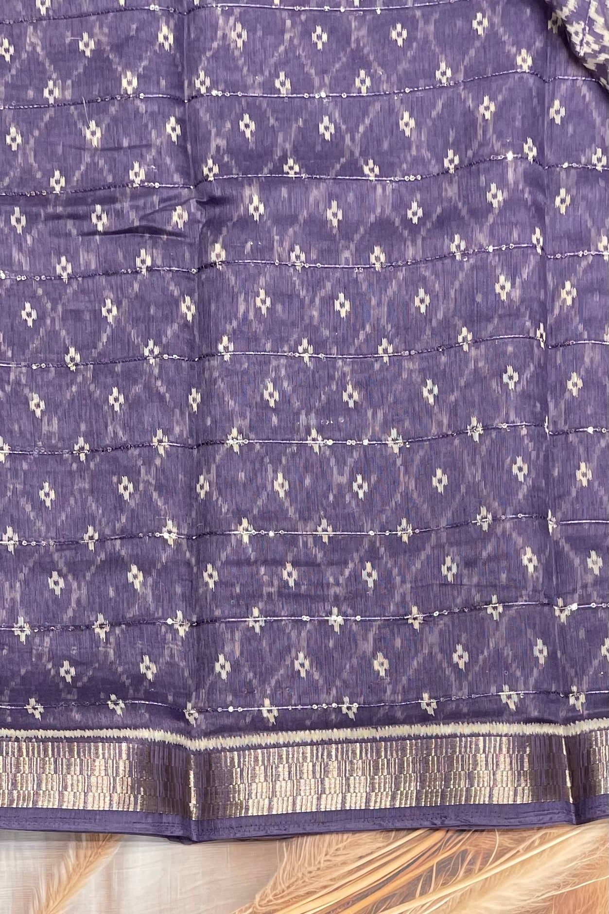 Sequins Chanderi Cotton | MBSC09