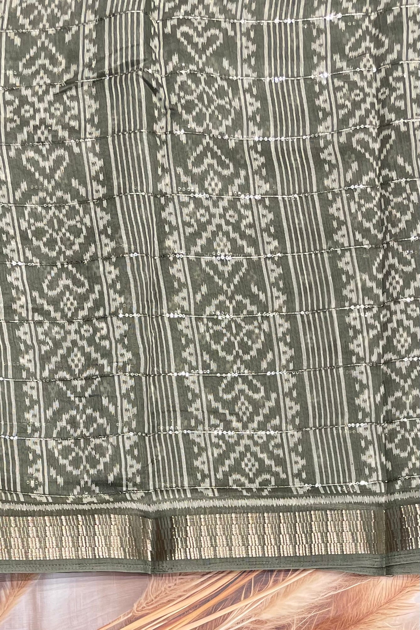 Sequins Chanderi Cotton | MBSC10