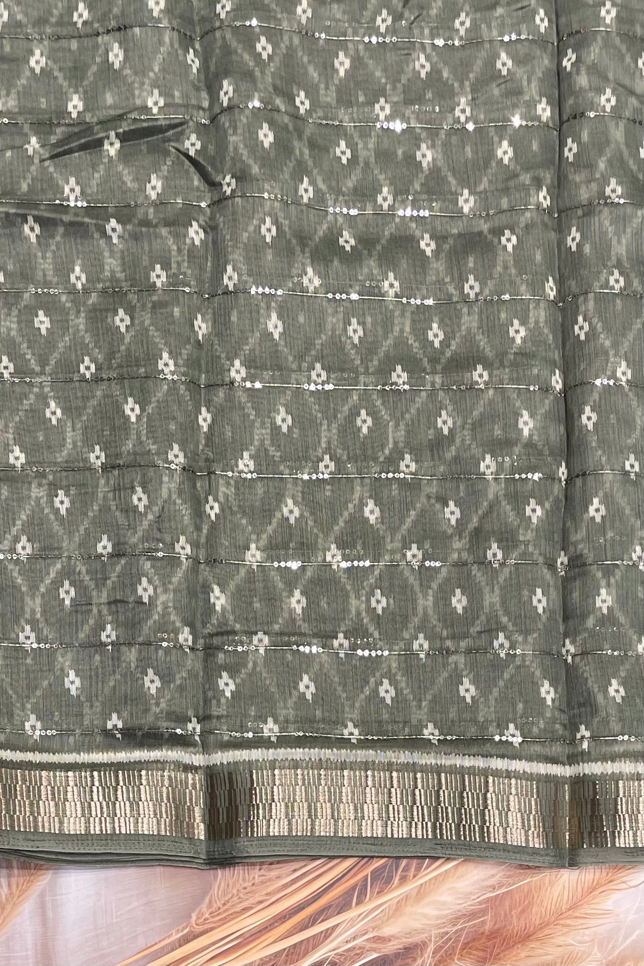 Sequins Chanderi Cotton | MBSC10