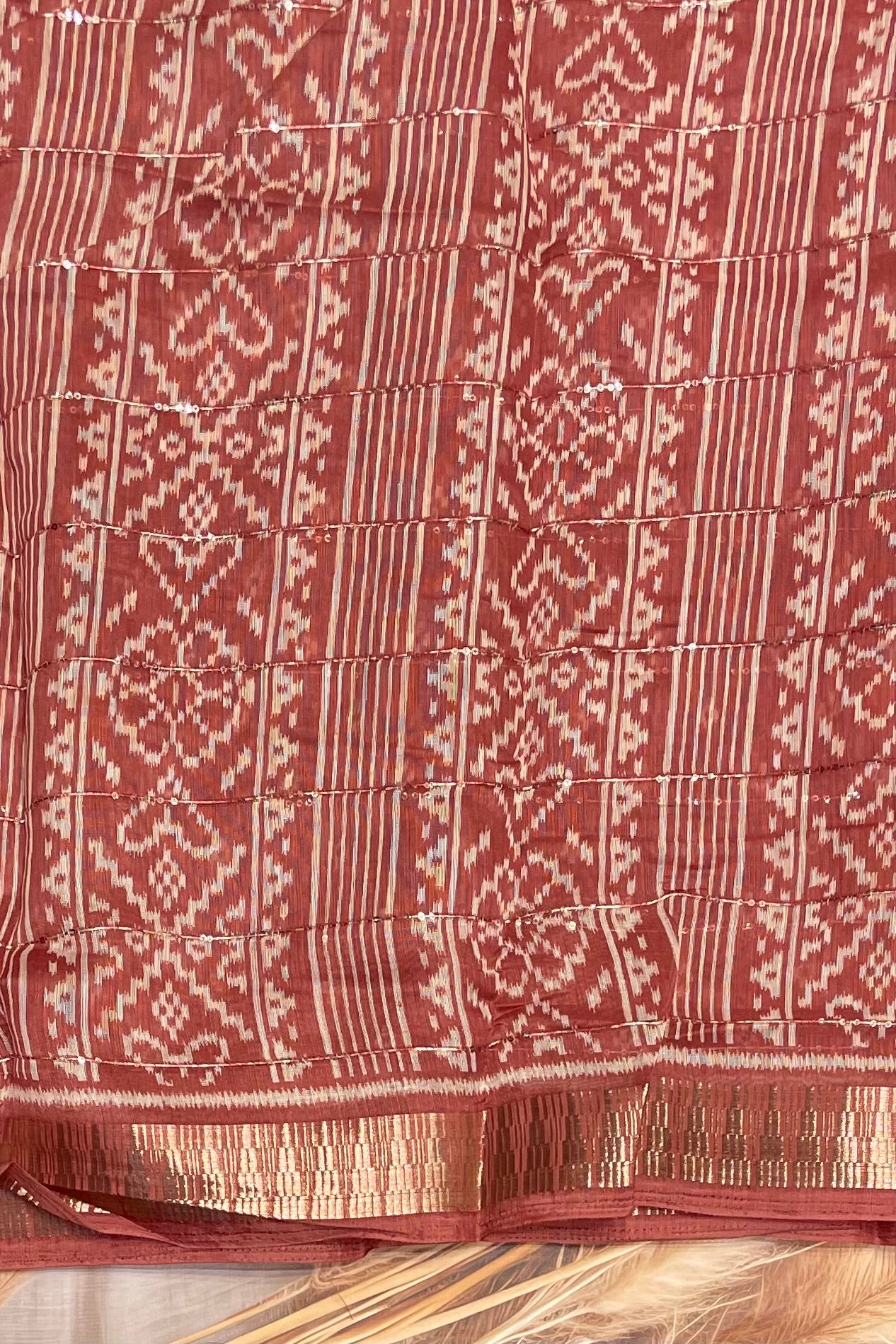 Sequins Chanderi Cotton | MBSC11