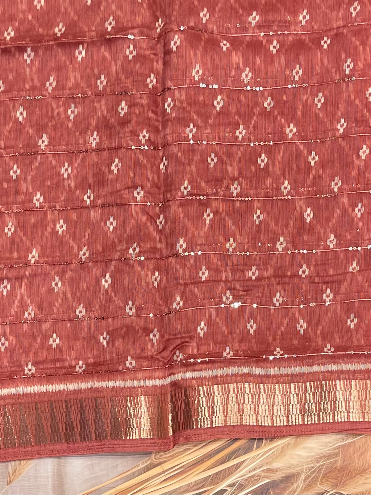 Sequins Chanderi Cotton | MBSC11