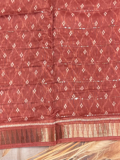 Sequins Chanderi Cotton | MBSC11