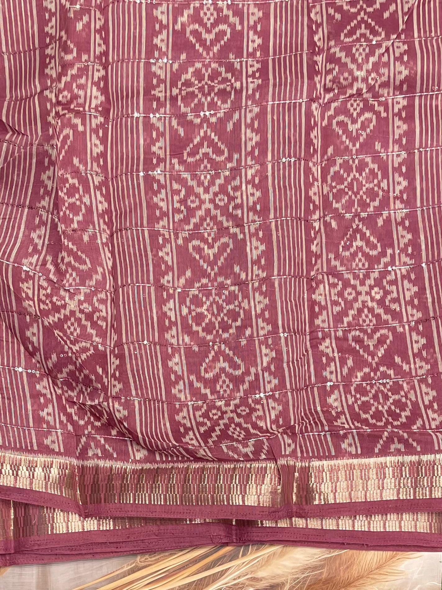 Sequins Chanderi Cotton | MBSC12