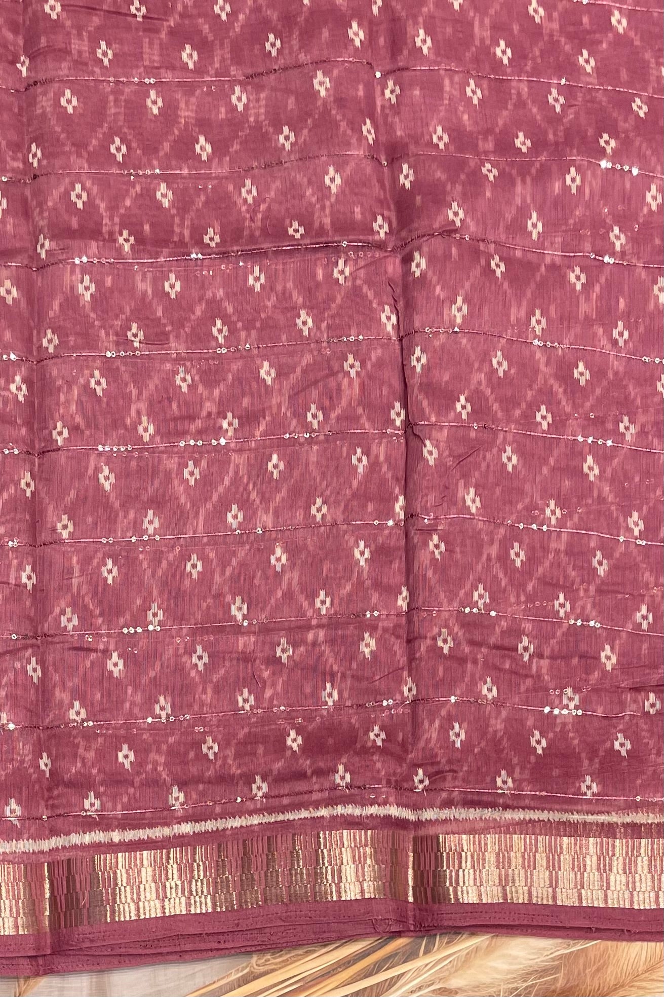 Sequins Chanderi Cotton | MBSC12