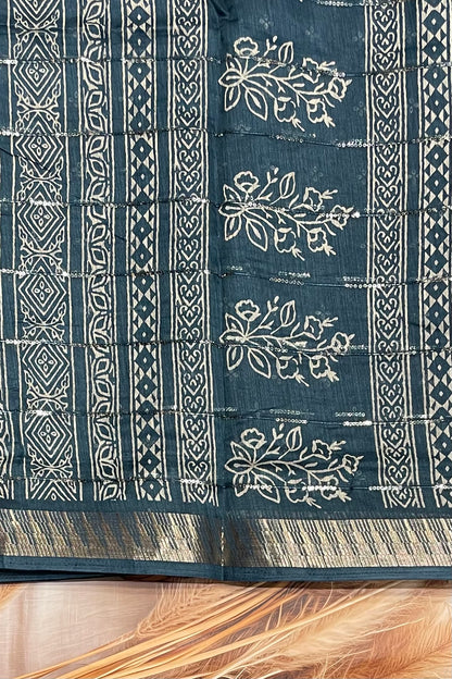 Sequins Chanderi Cotton | MBSC14