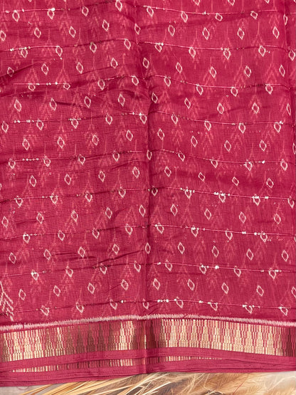 Sequins Chanderi Cotton | MBSC23