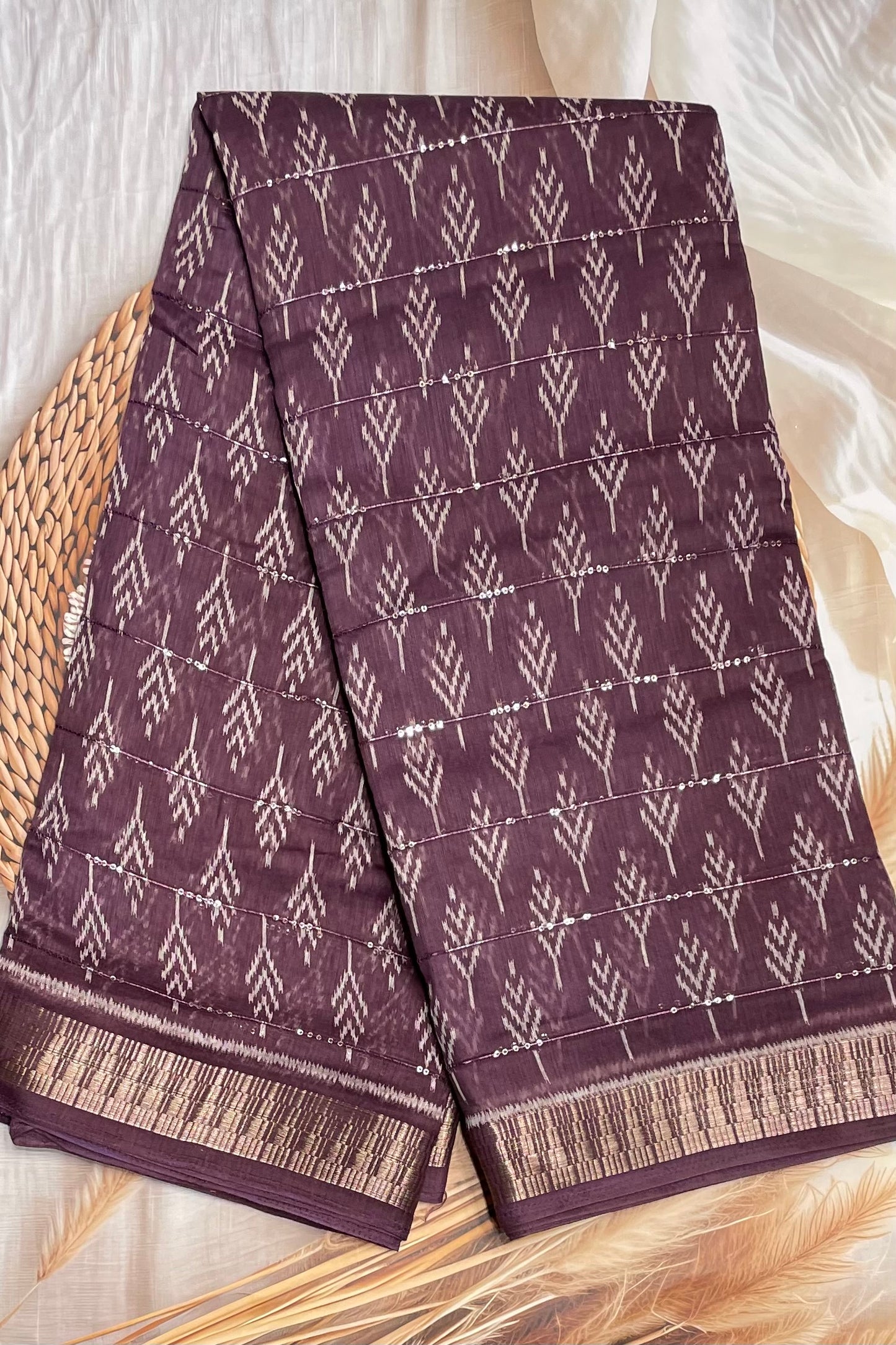 Sequins Chanderi Cotton | MBSC26