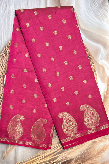 Raw Silk  |Dark  Pink | RS01