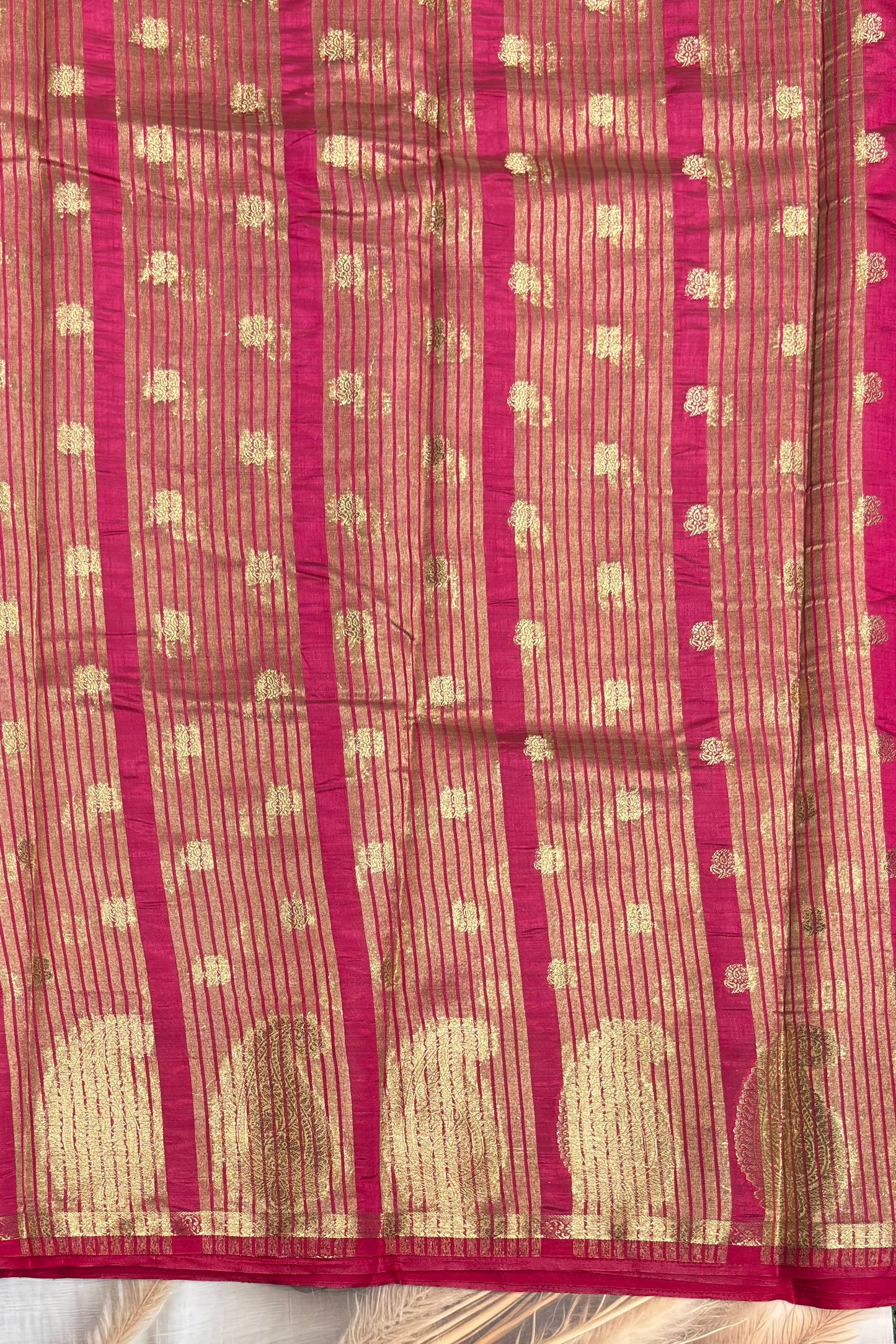 Raw Silk  |Dark  Pink | RS01