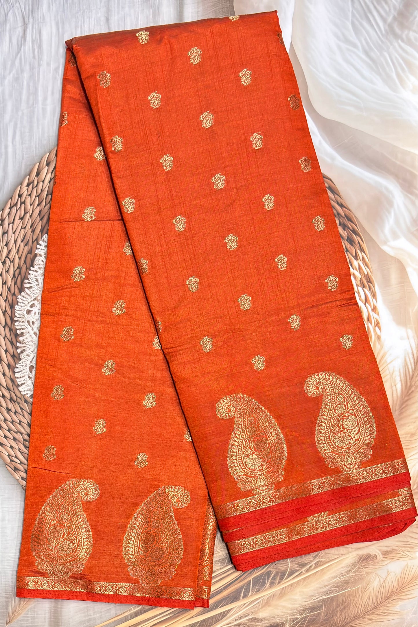 Raw Silk  |Rusty Orange| RS02