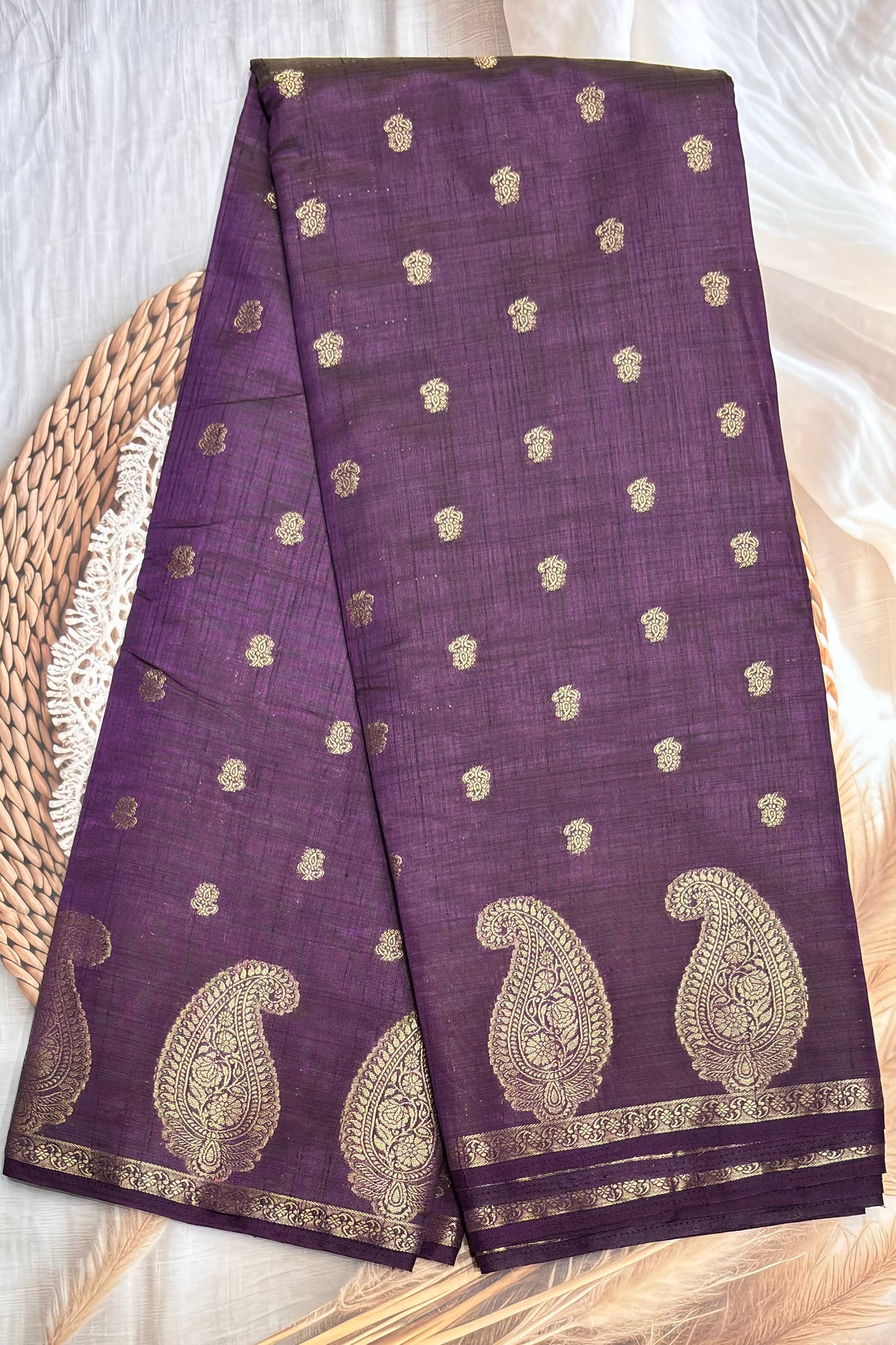 Raw Silk  |Purple(Violet) | RS03