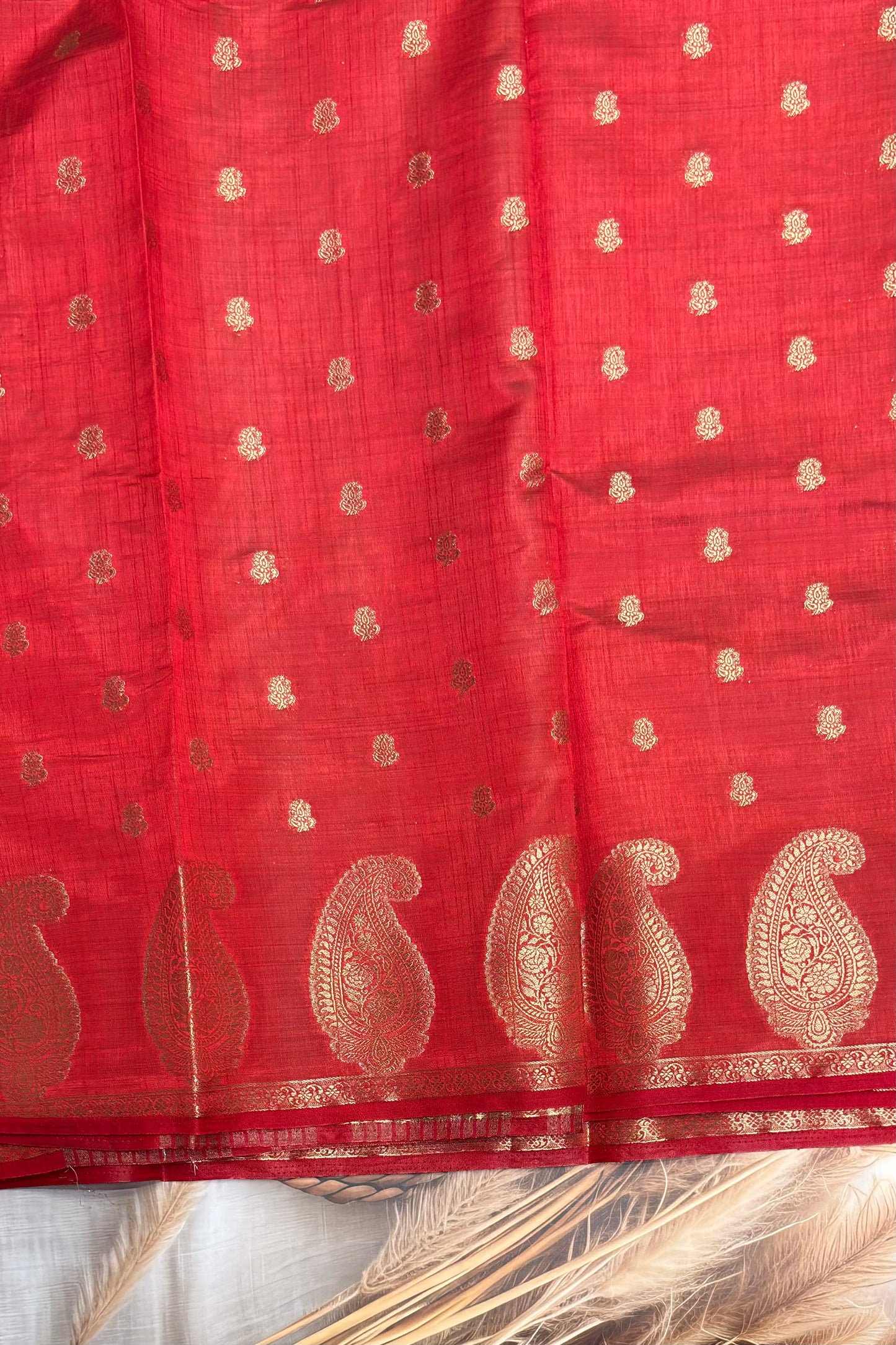Raw Silk  |Chilli Red | RS05