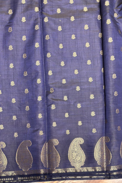 Raw Silk  |Navy Blue| RS08