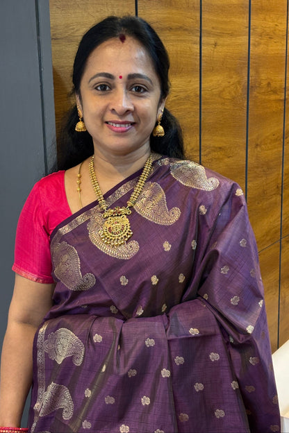 Raw Silk  |Purple(Violet) | RS03