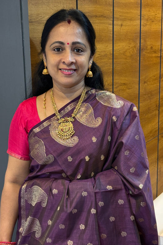 Raw Silk  |Purple(Violet) | RS03