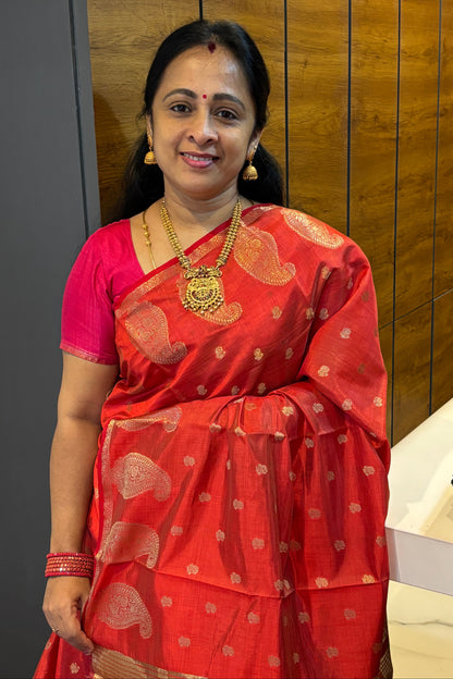 Raw Silk  |Chilli Red | RS05