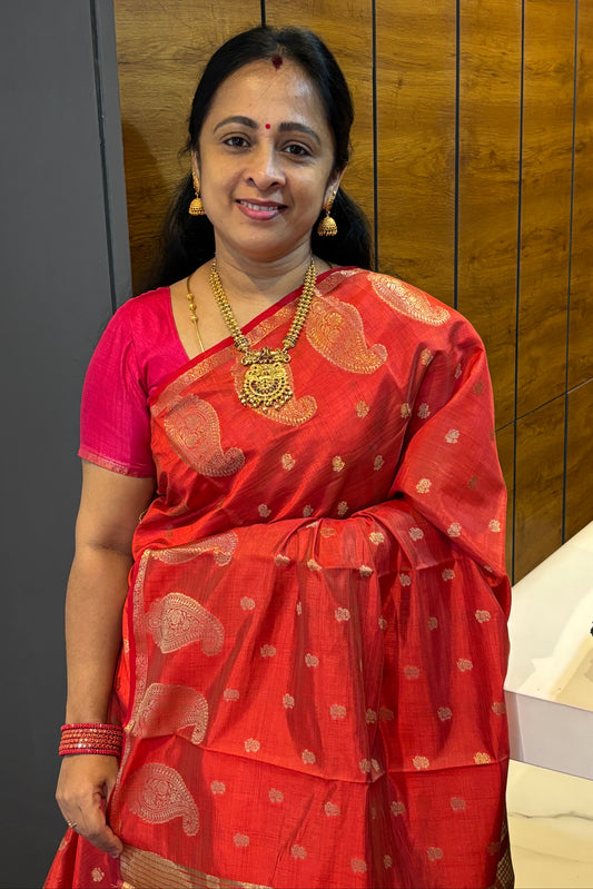 Raw Silk  |Chilli Red | RS05