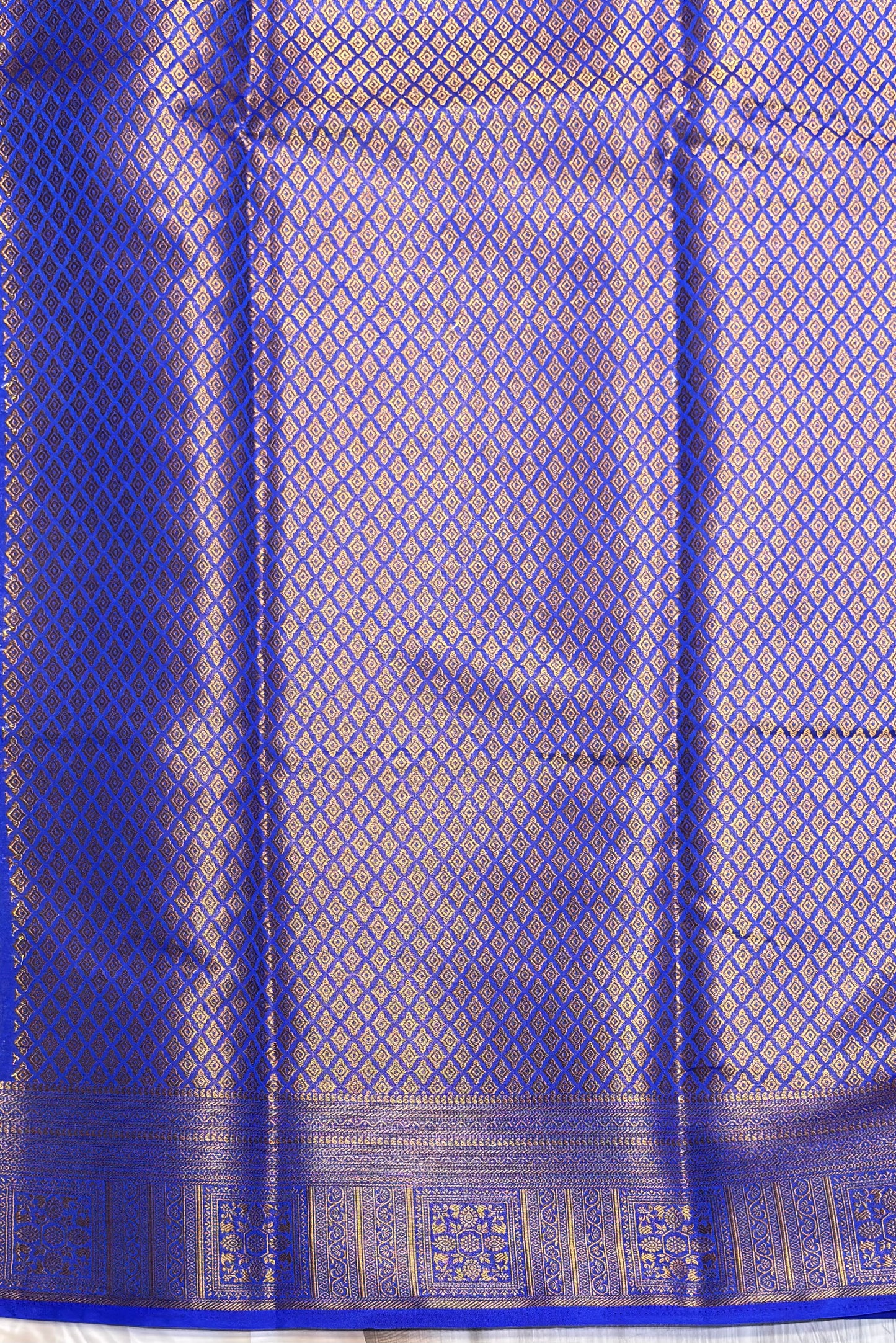 1000 Butta Silk |Paipayaru Yellow /R Blue|1K25