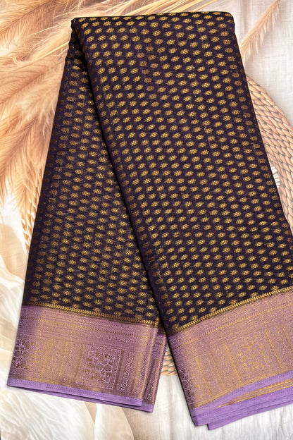 1000 Butta Silk |Dark Violet/ Lavender|1K19