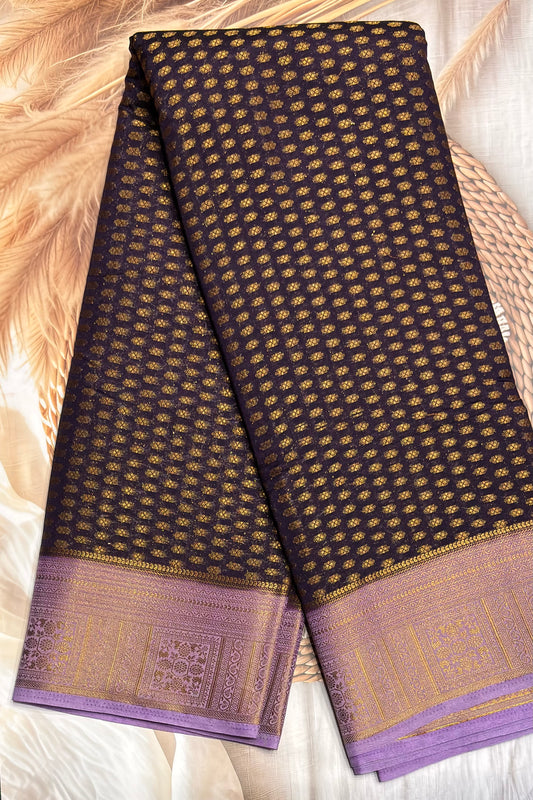 1000 Butta Silk |Dark Violet/ Lavender|1K19