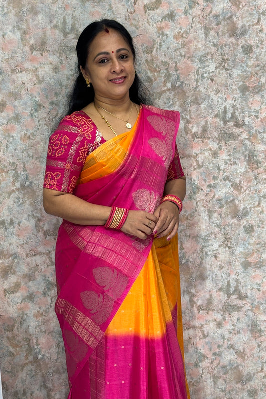 Malai Silk  Designer Saree - Model