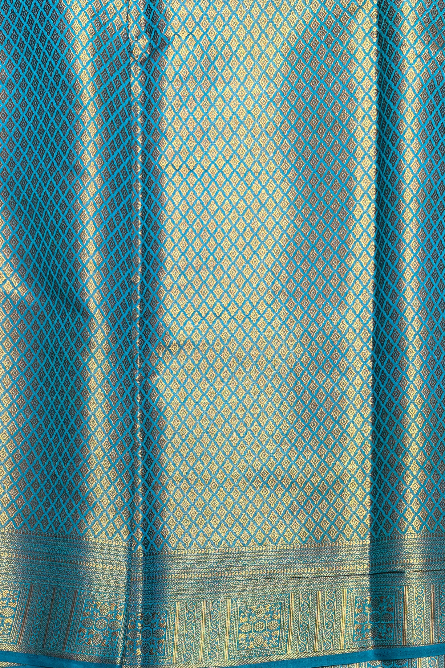 1000 Butta Silk |Navy/Anandha Blue|1K21