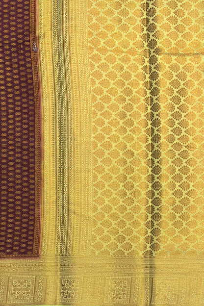 1000 Butta Silk |Coffee / Pista Green | 1K20