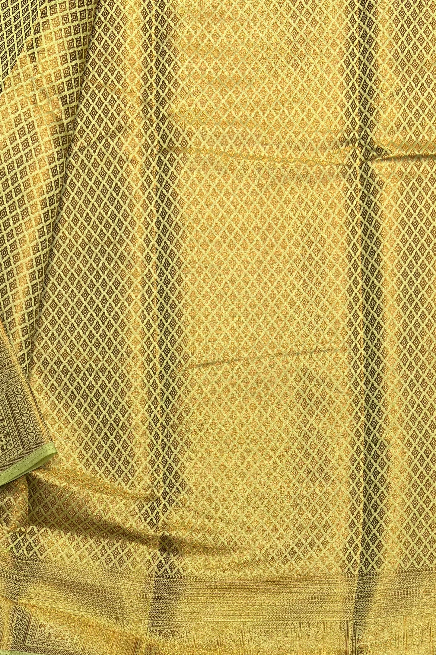 1000 Butta Silk |Coffee / Pista Green | 1K20