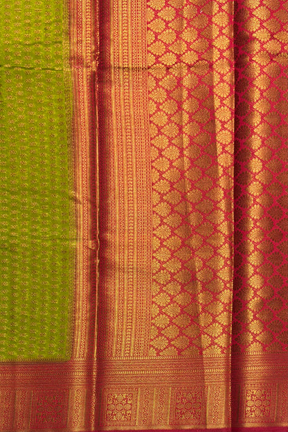 1000 Butta Silk |Meh Green Maroon|1K27