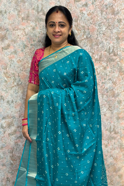 Premium Kotha Silk Saree - Model