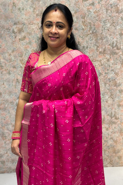Premium Kotha Silk Saree - Model