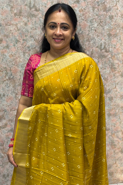Premium Kotha Silk Saree - Model
