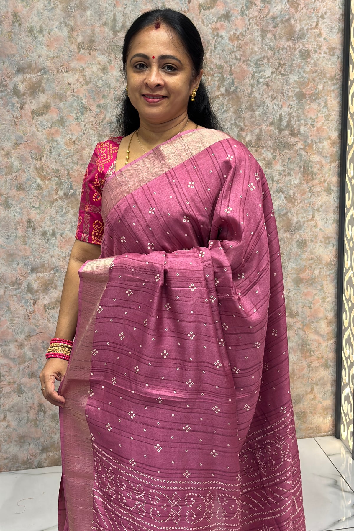 Premium Kotha Silk Saree - Model