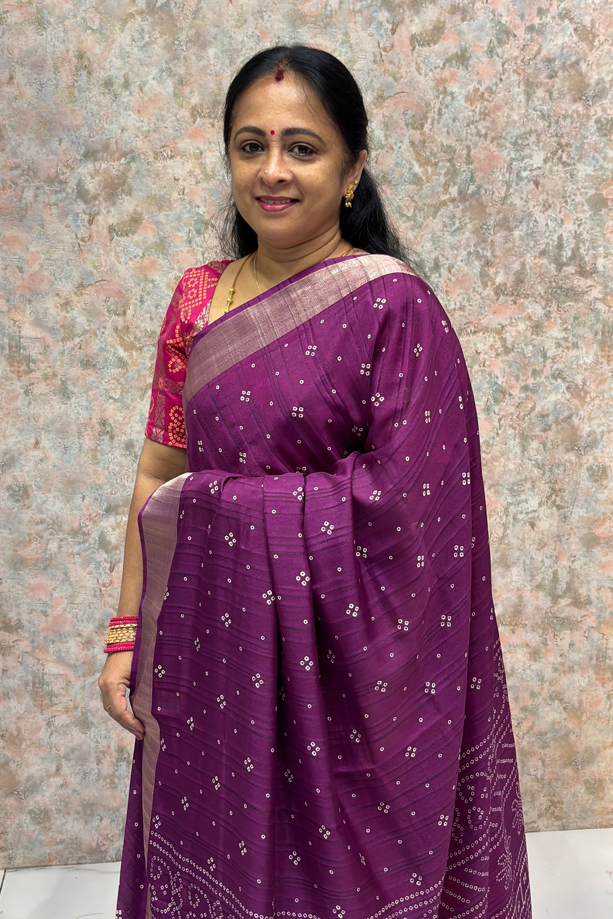 Premium Kotha Silk Saree - Model