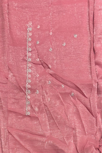 Cutwork Designer Saree| MCW05 | Onion Pink