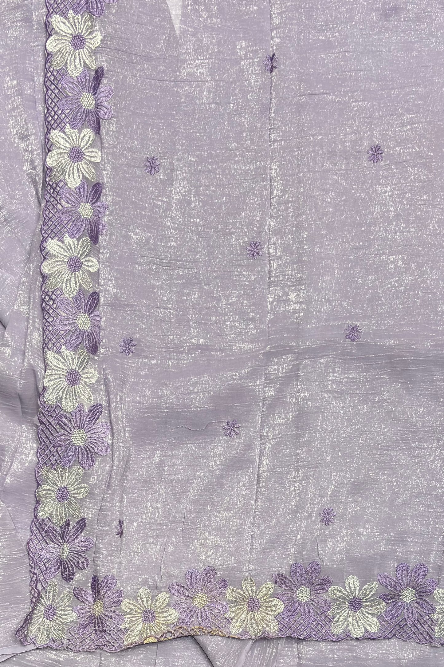 Cutwork Designer Saree| MCW03| Lavender