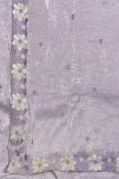 Cutwork Designer Saree| MCW03| Lavender