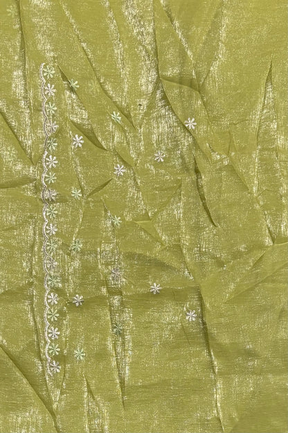 Cutwork Designer Saree| MCW04 |Apple Green