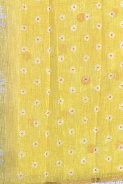 Premium Linen Cotton |Lemon Yello |MBLC21