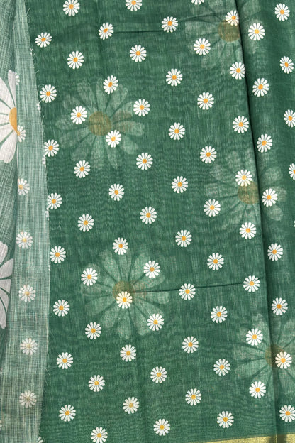 Premium Linen Cotton | Bot Green | MBLC24