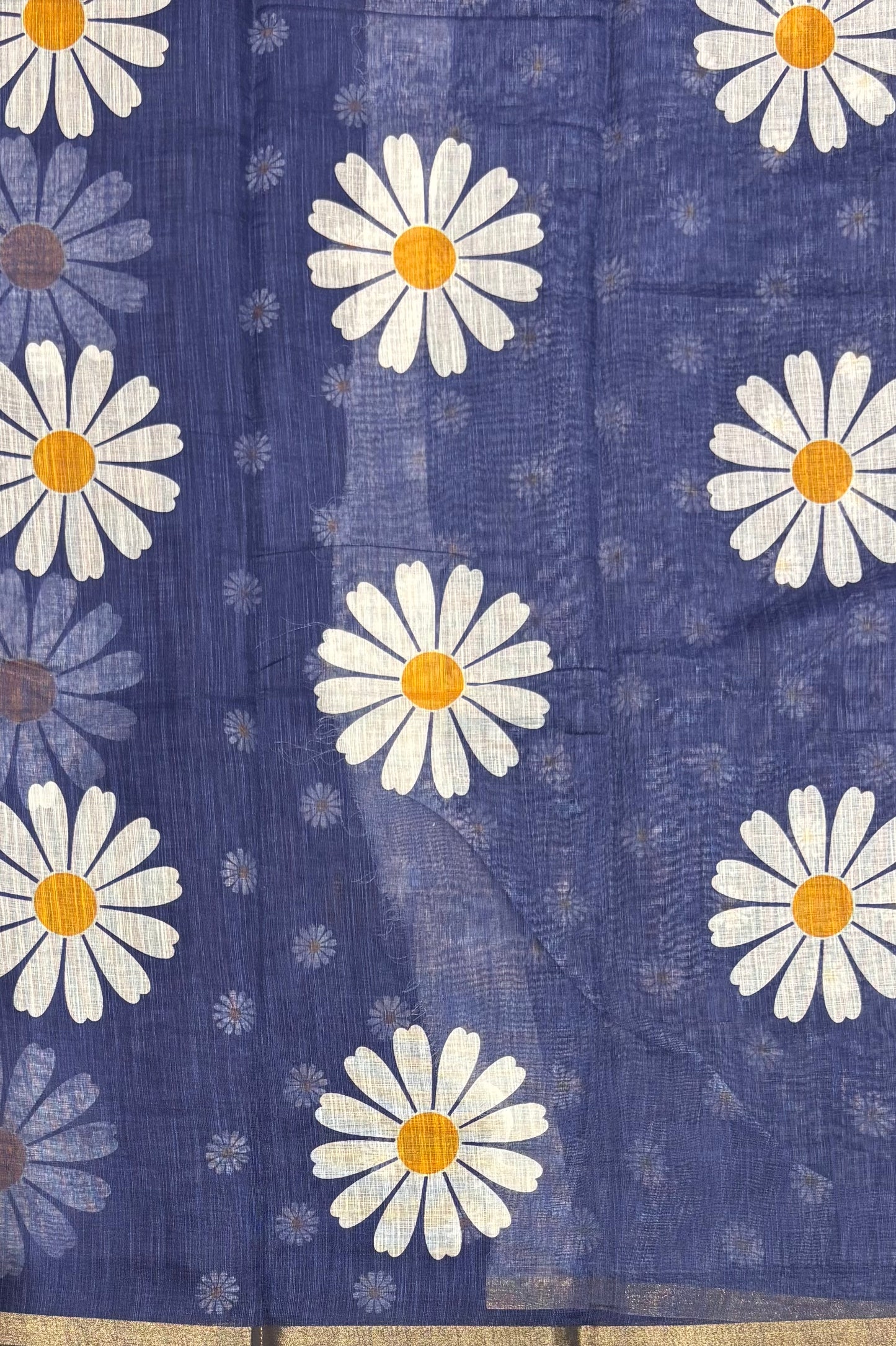 Premium Linen Cotton |Navy Blue |MBLC26