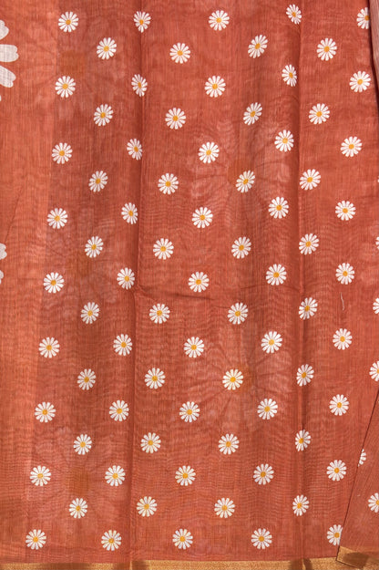 Premium Linen Cotton |Dark Peach |MBLC30