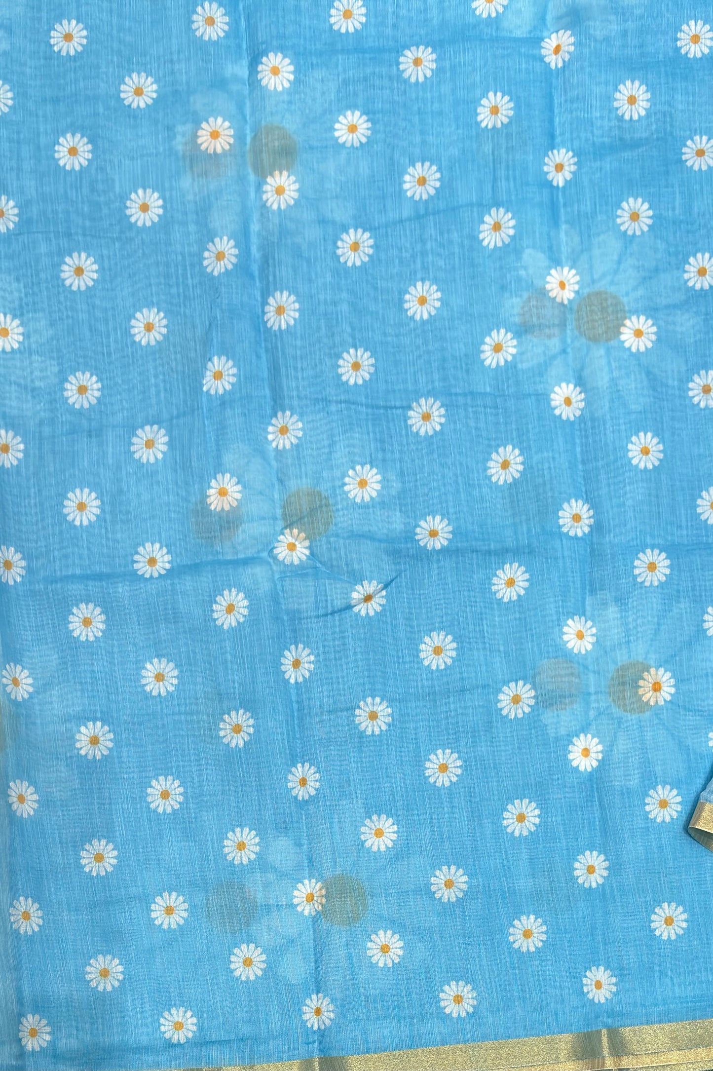 Premium Linen Cotton |Sky Blue |MBLC31