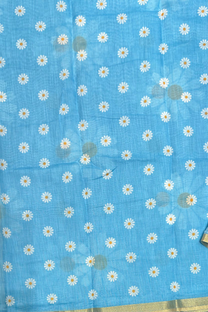 Premium Linen Cotton |Sky Blue |MBLC31